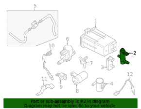 Nissan Rogue 21-24 Fuel Canister Valve