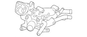 Thermostat housing Honda Accord 13-15 prerest hybrid