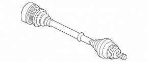 Drive half shaft front right VW Jetta 13-16 USA 1.4T hybrid, rusty