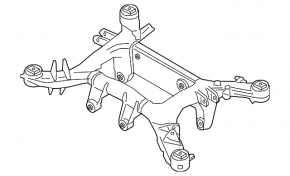 Rear subframe BMW X7 G07 19-