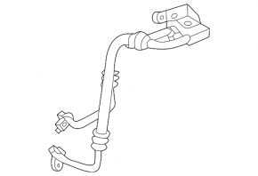 Automatic transmission cooling pipes complete with valve for VW Atlas 22-25 2.0T, 3.6 on radiator