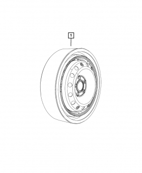 Spare tire spare tire Chrysler Pacifica 17- R17