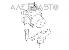 ABS ABS Nissan Rogue 14-16 AWD