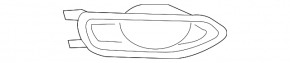 Muffler tip left BMW 7 G11 G12 16-19 chrome