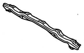 Front bumper reinforcement for Toyota RAV4 06-09