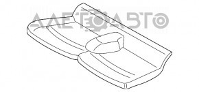 Rear row of seats 2 row Mini Cooper F56 3d 14-23 black leather