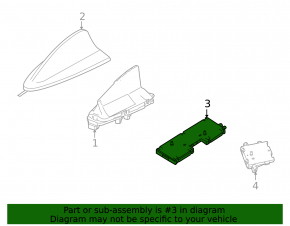 BMW X5 X6 E70 E71 07-13 Antenna Amplifier