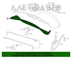 Chrysler 200 15-17 Trunk Lid Seal