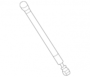 Right tailgate glass shock absorber for Lexus GX 24-26