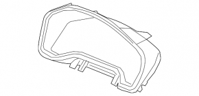 Honda CRV 17-22 instrument cluster cover