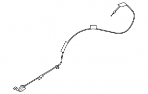 Nissan Altima 13-18 Fuel Door Lock Cable