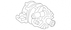 Cooling system motor for the Audi Q5 8R 09-16 hybrid