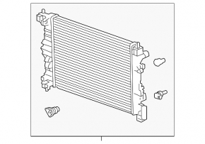 Buick Encore 13-21 LUV Water Cooling Radiator