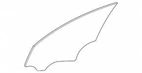 Front right door glass Mercedes C-class W205 15-16 FUYAO, scratches