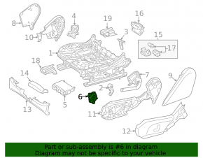 Driver's seat lumbar support control Mercedes W213 E 17-23