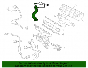 BMW X3 G01 20-23 Turbo Oil Return Line