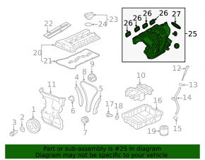 Mitsubishi Outlander 14-20 intake manifold