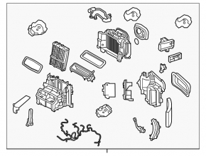 Heater assembly Volvo V90 17-18 usa T5, T6 for 4-zone control