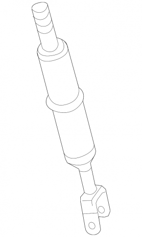 Front left shock absorber Audi A6 09-11 rest.