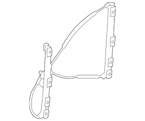 Front left window lift mechanism for Audi A6 04-11