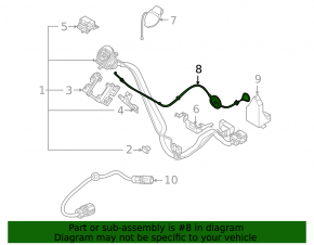 Battery cable through the entire body of the Audi A6 C8 19-