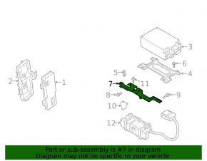 Audi E-Tron 19-23 On-Board Charger Bracket Lower Part