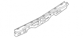 Rear bumper mount center BMW 5 G60 24-25 With m sport pack, cover and components, With m sport trim, bumper support