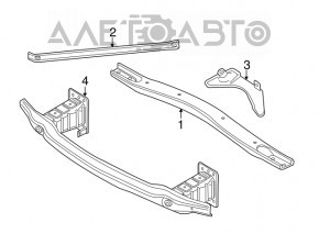 Front strut brace right BMW X5 E70 07-13