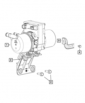 Power steering pump Jeep Grand Cherokee WK2 11-15