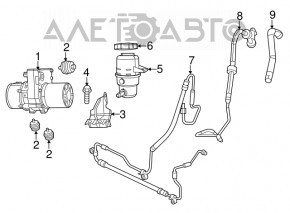 Power steering pump Jeep Grand Cherokee WK2 11-15
