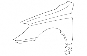 Front right fender Toyota Solara 2.4 04-08