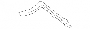 Rear bumper mount right Honda CRV 15-16