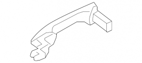 Door handle outer rear right Acura ILX 13-18