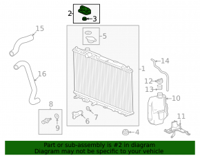 Radiator bracket upper left Honda Accord 23- hybrid