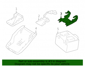 Lane Keeping Camera Bracket Toyota Camry v70 18-24