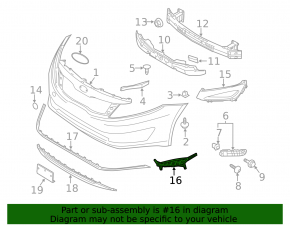 Right fog light plug Kia Optima 11-13 prerest