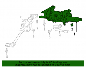 Steering column for Audi A5 F5 18-25