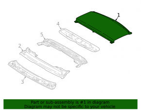 Metal roof for Audi A5 F5 21-25 5D with panoramic windows