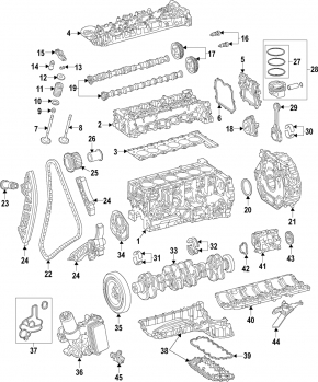 Cylinder head assembly Mercedes W167 GLE 350 450 20-23 3.0h M256