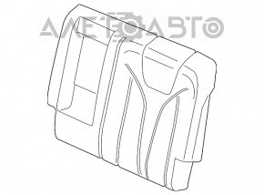 Rear row of seats 2 row Lincoln MKX 16- leather beige