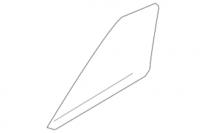 Rear left triangle door glass for Mazda6 09-13