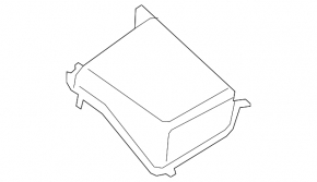Cabin filter cover for Porsche Cayenne 19-26