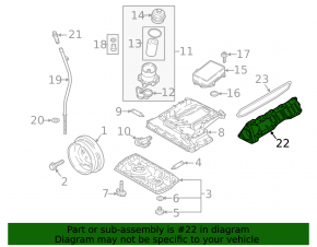 Left intake manifold for Audi A6 C8 19-25 3.0T