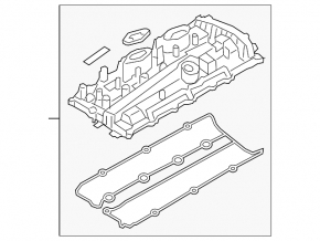 Valve cover BMW X3 G01 18-24 S58, S58T