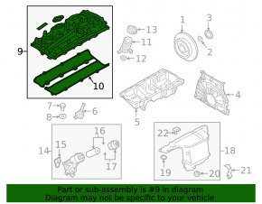 Valve cover BMW X3 G01 18-24 S58, S58T