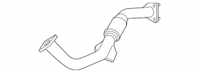 Honda CRV 15-16 2.4 exhaust pipe