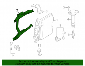ECU bracket Mitsubishi Eclipse Cross 18-24