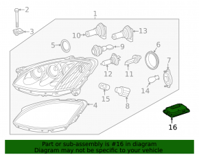 Ignition unit left Mercedes W221 07-09