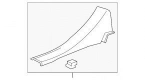 Rear left door sill plate for Chevrolet Volt 11-15