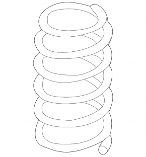 Front left spring VW Atlas 18-26 stiffness blue